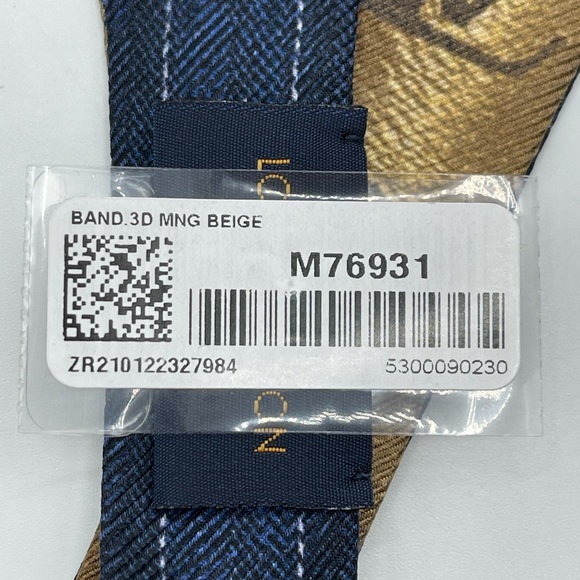 Louis Vuitton 3D Stripes Bandeau Twilly Scarf Wrap - Picture 5 of 16